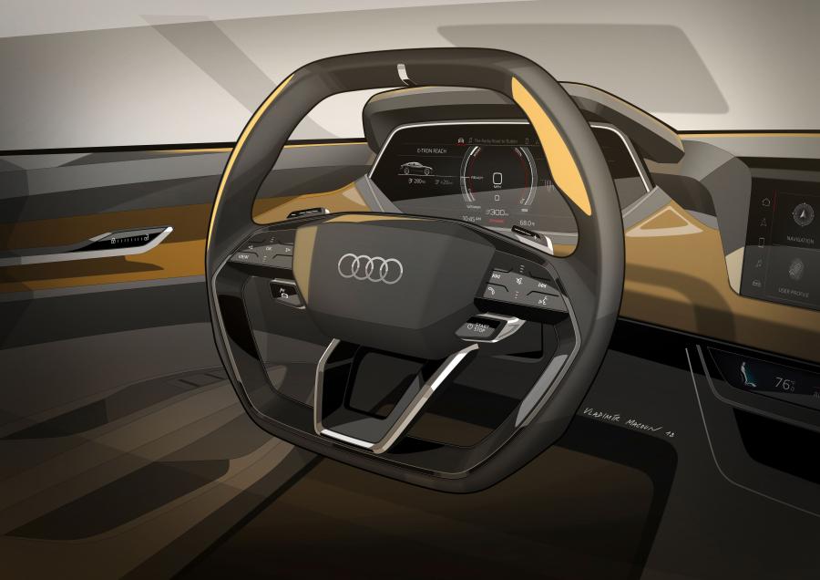Эскиз Audi e-tron GT Concept 2018 года  (фото 52 из 69)